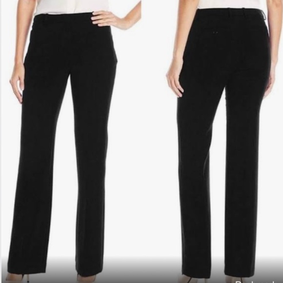 ELLEN TRACY MID RISE GOLD CHAIN SLACKS - Picture 1 of 5